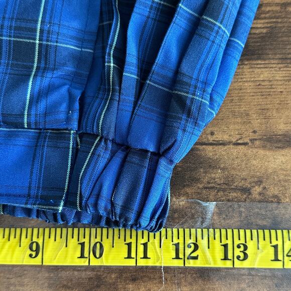 Wild Fable Plaid Pleated Mini Skirt XS Blue Black Preppy Schoolgirl Academia Y2K - Picture 3 of 7